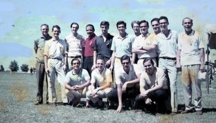 Una foto de 1967 con la presencia de Harold Evelyn. Eran otros tiempos