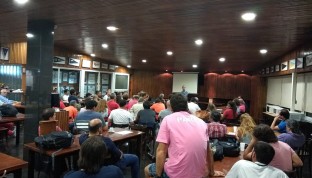 El vicepresidente Federico Rolle fue el encargado de dar inicio a la reunión plenaria