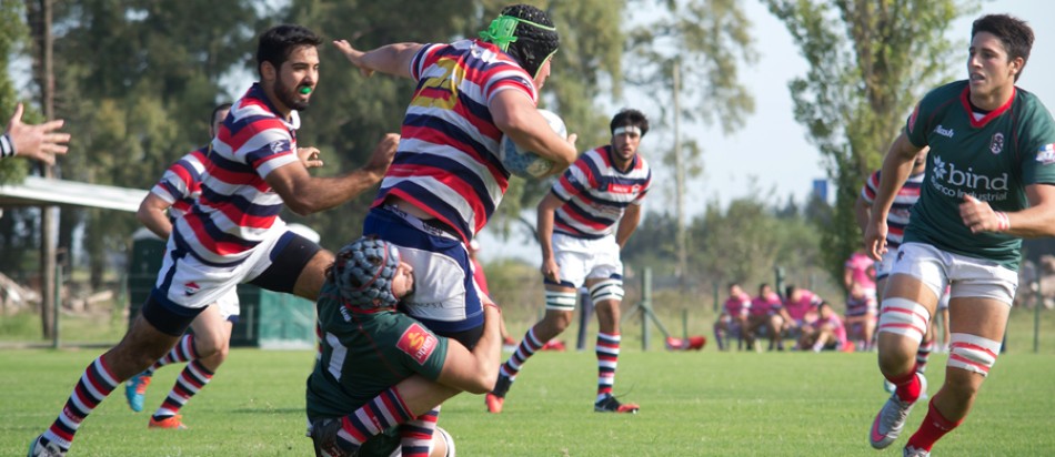 Adrián Bacchella apoyó dos tries en la victoria sobre los marplatenses