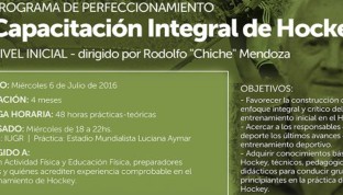 Una posibilidad única para formar nuevos entrenadores