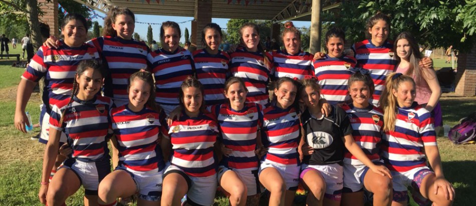 Mixto. El tricolor llevó sus equipos de rugby masculino y femenino a La Cañada RC