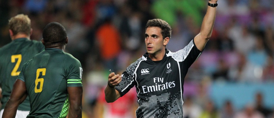 El referee de 24 años cumplirá su gran anhelo: dirigir en el Mundial de 7s